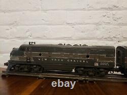 Après-guerre Lionel 2344 New York Central F3 A Diesel Dual Motor And Dummy A 1950/51
