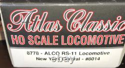 Atlas Classic 8778 Ho Alco Rs11 Locomotive New York Central #8014 Rare Ho Train