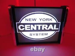Boîte d'affichage lumineuse à LED du New York Central