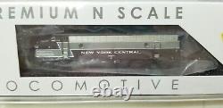 Broadway N-Scale 7776 NEW YORK CENTRAL RR F3A Diesel 1654 Paragon 4 DCC DC SOUND translates to 'Broadway N-échelle 7776 NEW YORK CENTRAL RR F3A Diesel 1654 Paragon 4 DCC DC SOUND' in French.