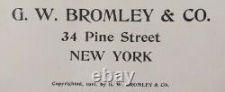 Carte des rues de Manhattan de 1916 Upper West Side Central Park, New York City, de la 95e à la 100e rue.