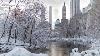 Central Park New York En Direct Après Une Forte Tempête De Neige Décembre 18 2020