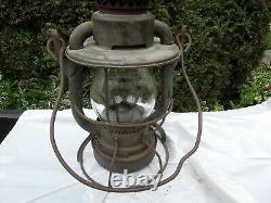 Dietz Vesta New York Central Railroad Kerosene Lantern Nice, Original