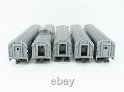 Échelle O 3-Rail Weaver NYC New York Central Ensemble de 5 voitures de voyageurs en aluminium