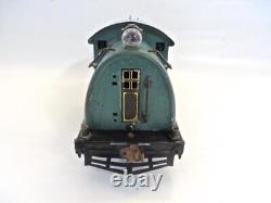 Ensemble Lionel Standard Gauge d'avant-guerre : Moteur 10E et 3 voitures de voyageurs 332, 339, 341