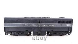 Ensemble ROCO FA Diesel ABA personnalisé à l'échelle HO de la compagnie New York Central, les deux unités A sont motorisées.