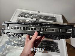 Ensemble de 5 voitures de voyageurs Mth New York Central (TT Gray) 70' ABS Madison 20-4026