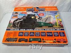 Ensemble de trains de marchandises Lionel Deluxe New York Central avec locomotive à vapeur 6-11735 O-27