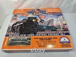 Ensemble de trains de marchandises Lionel Deluxe New York Central avec locomotive à vapeur 6-11735 O-27