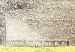 Guerre civile des Afro-Américains travaillant à Central Park, New York: photo en stéréovision