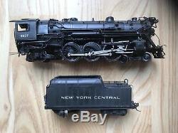 Ho Brass Sunset Nyc New York Central K-5 4-6-2 # 4937 Personnalisé Train