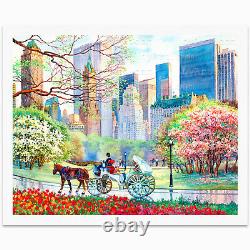 Impression de Central Park New York à partir d'une œuvre d'art originale en aquarelle
