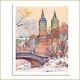 Impression De Central Park West New York à Partir D'une Peinture à L'aquarelle D'art Original