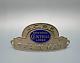 In French: Badge De Chapeau De Conducteur De Train Vintage Ny Central Lines Michigan Central Railroad Mcrr B40