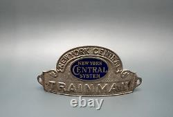 Insigne de chapeau de cheminot de la New York Central System Ny Central B51 de collection