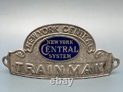 Insigne de chapeau de cheminot de la New York Central System Ny Central B51 de collection