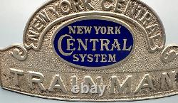 Insigne de chapeau de cheminot de la New York Central System Ny Central B51 de collection