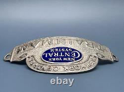 Insigne de chapeau de cheminot de la New York Central System Ny Central B51 de collection