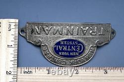 Insigne de chapeau de cheminot de la New York Central System Ny Central B51 de collection