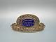 Insigne De Chapeau De Conducteur De Train Du Système Central De New York Central Vintage Ny Badge B46