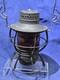 Lanterne Antique Dressel Arlington Nj Nycs Chemin De Fer Central De New York Avec Globe Rouge