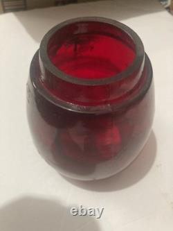 Lanterne du New York Central Railroad avec globe rouge, brevet 192, Dietz
