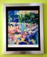 Leroy Neiman + Estampe Vintage Sign&eacute;e Des Ann&eacute;es 1980 + Encadr&eacute;e + Central Park, New York