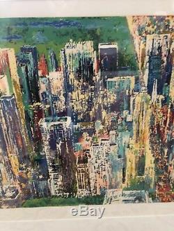 Leroy Neiman Large Couleur Sérigraphie Originale Signée Central Park New York Oeuvre D'art