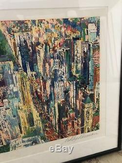 Leroy Neiman Large Couleur Sérigraphie Originale Signée Central Park New York Oeuvre D'art