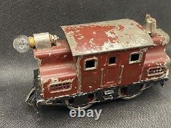Lionel 150 Vintage O Gauge New York Central Locomotive Électrique 0-4-0 (Rouge Foncé)