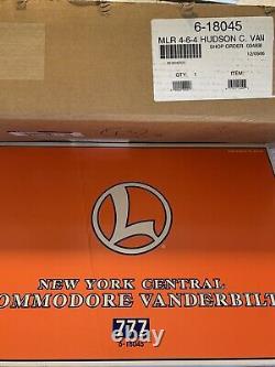 Lionel 18045 Commodore Vanderbilt Hudson (777) Moteur Et Appel D’offres Nouveau Box