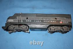 Lionel 2333 NYC New York Central F3 Locomotive Diesel Dummy Unit. Marqué au caoutchouc