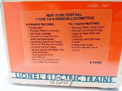 Lionel 6-18005 New York Central 4-6-4 700e Hudson Locomotive À Vapeur Et D'appel D'offres Ln
