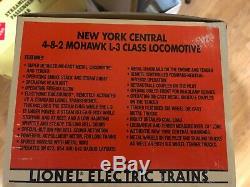 Lionel 6-18009 De New York 4-8-2 Central Mohawk L-3 Steam & Tender Nouveau D465
