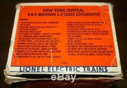 Lionel 6-18009 New York Central Mohawk 4-8-2 L-3a Steam & Loco Adjudication Ob