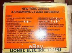Lionel # 6-18009 New York, Central Vapeur Locomotive Mohawk-nib Railsounds