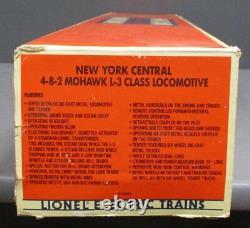 Lionel 6-18009 O Mohawk Central De New York 4-8-2 L-3 Locomotive À Vapeur Et Appel D'offres Ex