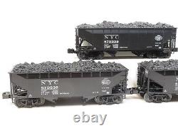 Lionel 6-27032 Pack de 3 wagons trémies décalés New York Central, neufs dans leur boîte.