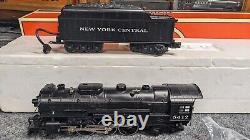 Lionel 6-28044 NYC New York Central Hudson Steam Engine #5412 Testé avec Vidéo