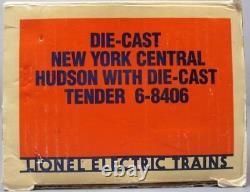 Lionel 6-8406 O New York Central Die-Cast Hudson 4-6-4 Locomotive à vapeur et tender n°783