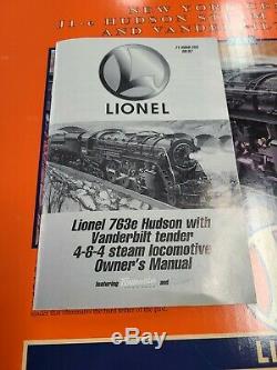 Lionel 763e New York Central J1-e Hudson Locomotive À Vapeur Et D'appel D'offres 6-18056 T. R. O
