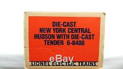 Lionel Chars New York Central Nyc Semi Échelle Hudson 4-6-4 Machine À Vapeur 6-8406