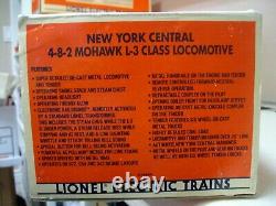 Lionel New York Central 4-8-2 Mohawk L-3 Classe Locomotive À Vapeur 18009