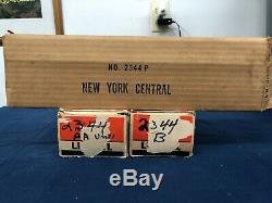 Lionel Postwar 2344 New York Central F3 Aba Set Diesel Avec Les Boîtes