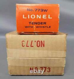Lionel Postwar #773 Steam Loco & #773w Whittle Tender, Ob Et Instructions