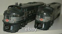 Lionel Postwar O Gauge New York Central F3 Diesel Aa Vintage Original 2344 Train
