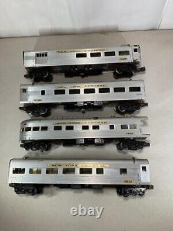 Lot de 4 voitures de voyageurs New York Central à l'échelle O - Lire la description