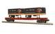 Mth 20-95562 Wagon Plat Échelle O Avec 2 Remorques Pup New York Central #490300
