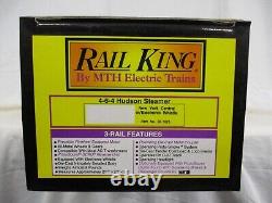 MTH 30-1025 RailKing New York Central 4-6-4 Hudson Steamer Engine #5405- O Gauge	<br/> 
<br/>Traduction en français: MTH 30-1025 RailKing New York Central 4-6-4 Hudson Locomotive à vapeur #5405- Écartement O