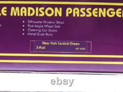 MTH MT-4005 New York Central Vert Ensemble de Passagers Madison LN